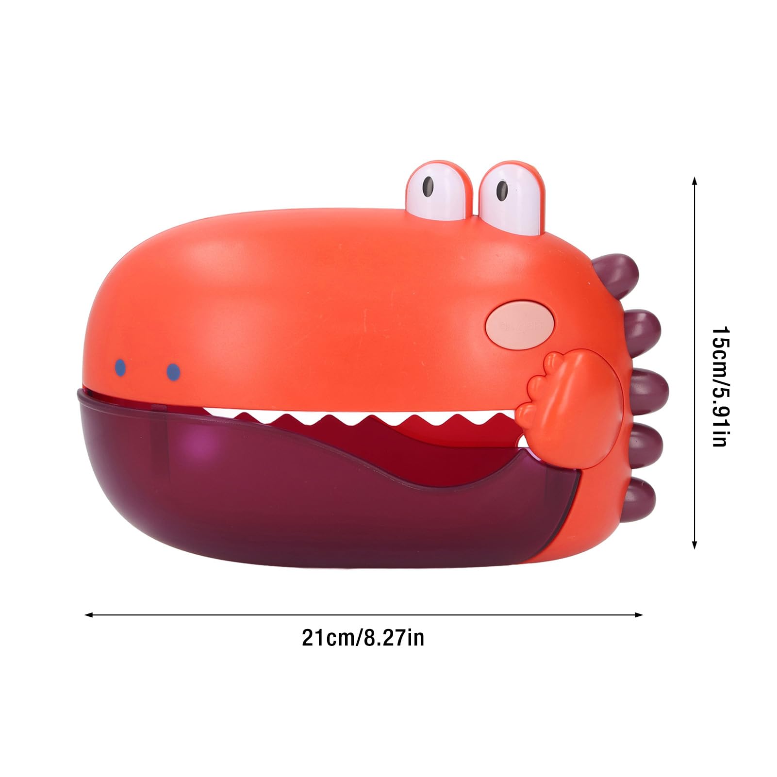 **Best Baby Bath Toys - Automatic Bubble Machine Blower with Music for Toddlers, Fun Bathtub & Shower Toys for Boys & Girls (Red) - Perfect for Bath Time Play & Sensory Development**