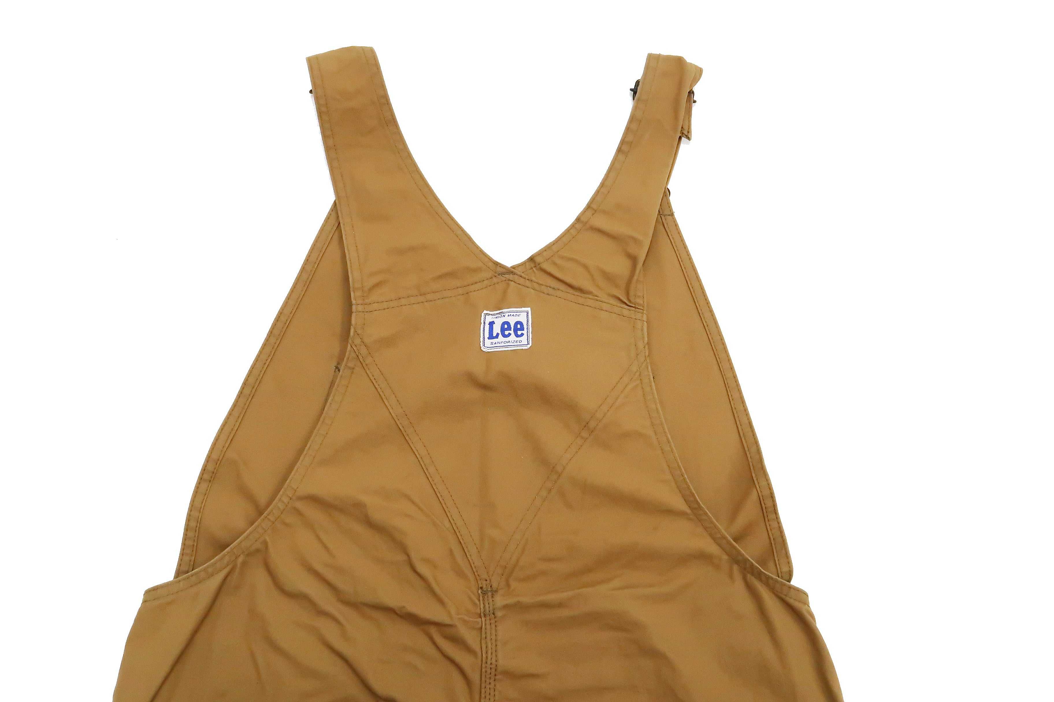 Lee Men's Double Knee Duck Canvas Bib Overalls - LM8605 LM8605 145 Brown | Durable Workwear for Farming, Construction & Outdoor Activities | Comfortable High Back Design for All-Day Wear