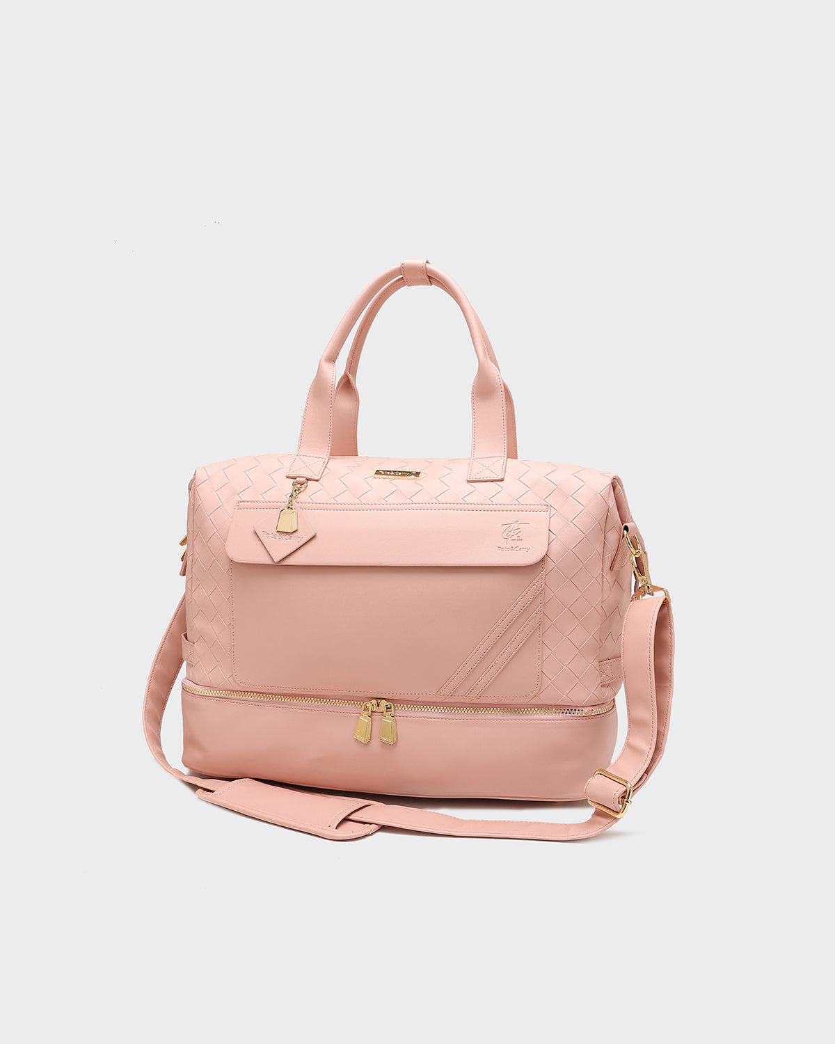Pink Duffle Bag for Women - Stylish Travel Duffel, Gym Bag & Weekend Getaway Carryall - Perfect for Sports, Workouts & Overnight Trips