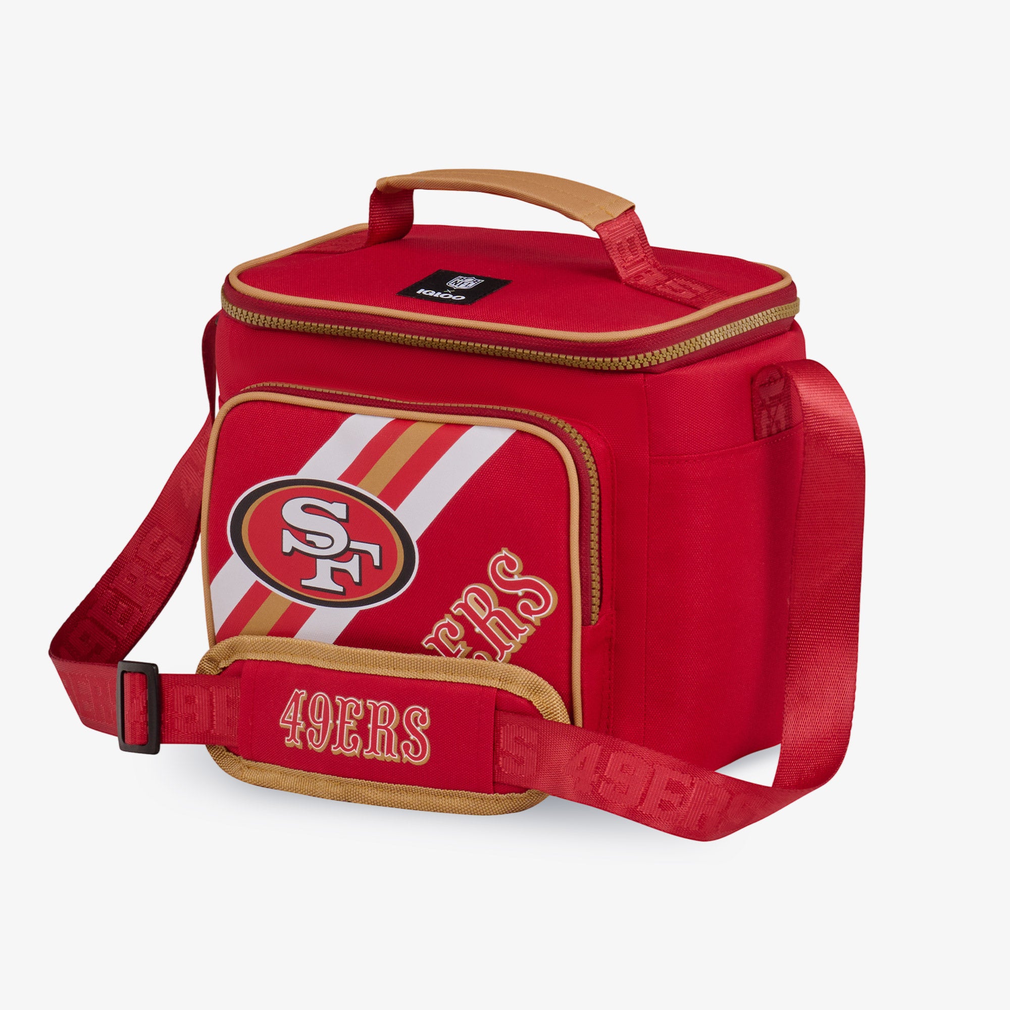 San Francisco 49ers Insulated Lunch Cooler Bag for Work, School & Picnics - NFL Team Logo Lunch Box for Men & Women