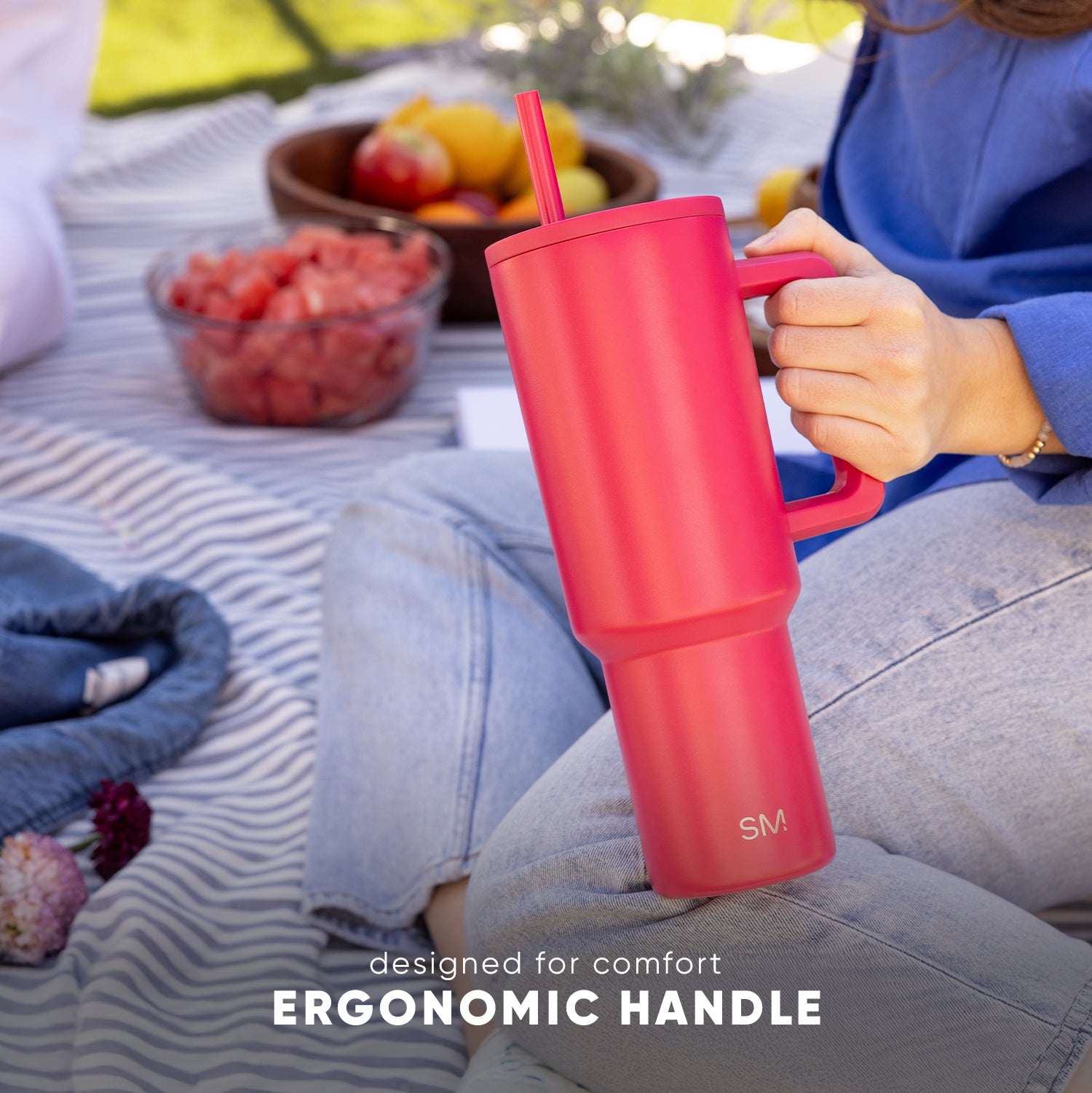 Premium Trek Tumbler 189 - 20oz Insulated Stainless Steel Water Bottle with Leakproof Lid - Perfect for Hiking, Camping, Gym & Outdoor Adventures