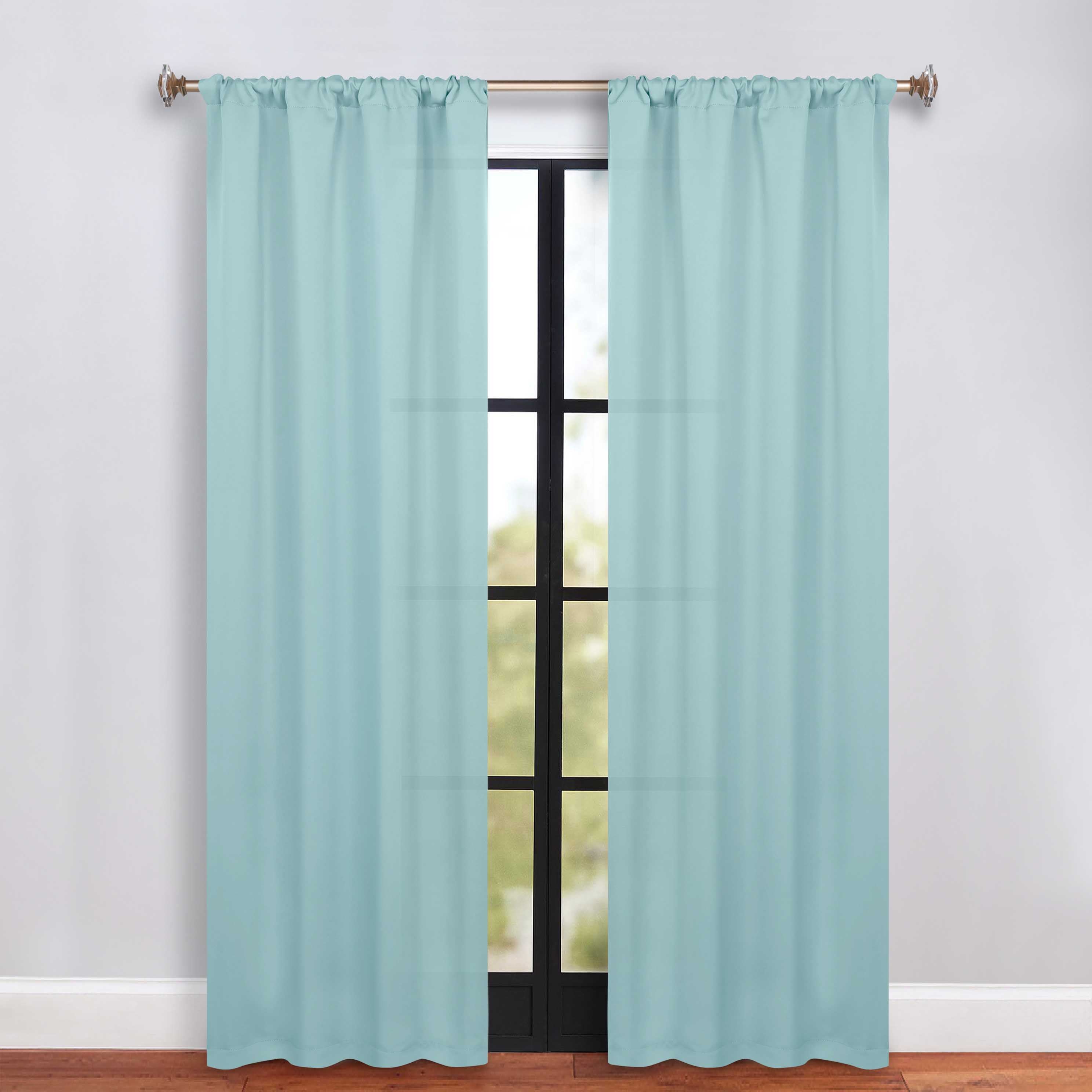 Machine Washable Blackout Curtains Set of 2 - Solid Color Room Darkening Window Drapes for Bedroom, Living Room & Nursery - Noise Reducing & Energy Efficient