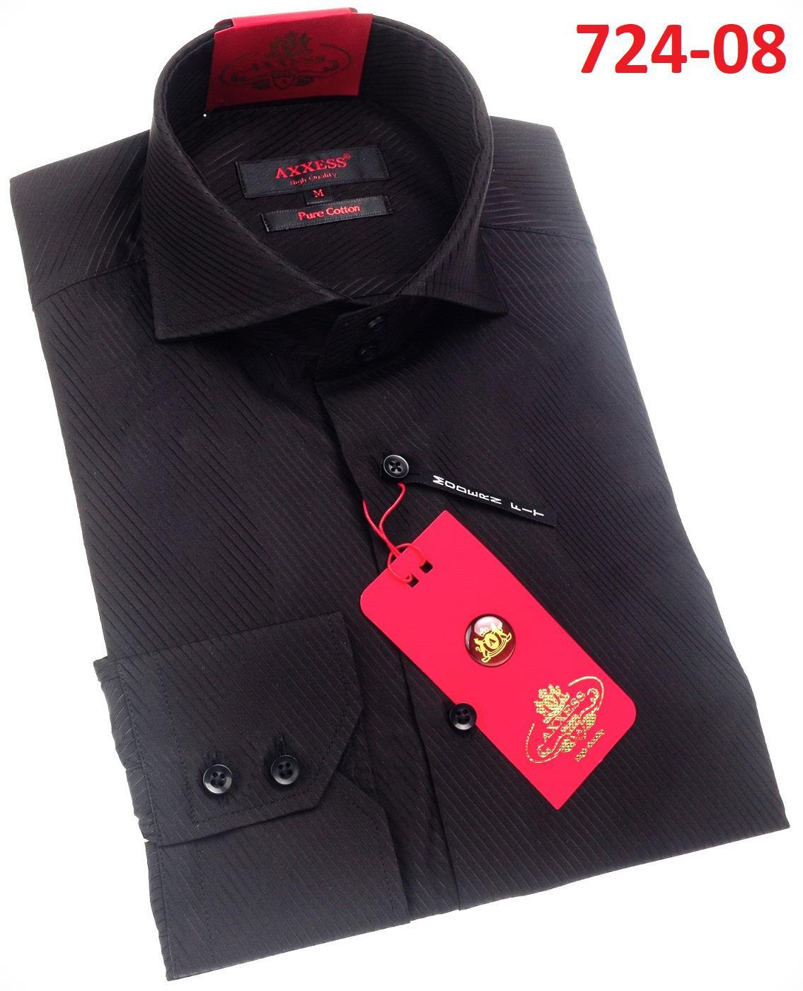 Axxess Modern Fit Shirt 724 08 - Premium Comfort Stretch Dress Shirt for Men | Business Casual & Office Wear | Perfect for Work, Meetings & Formal Events