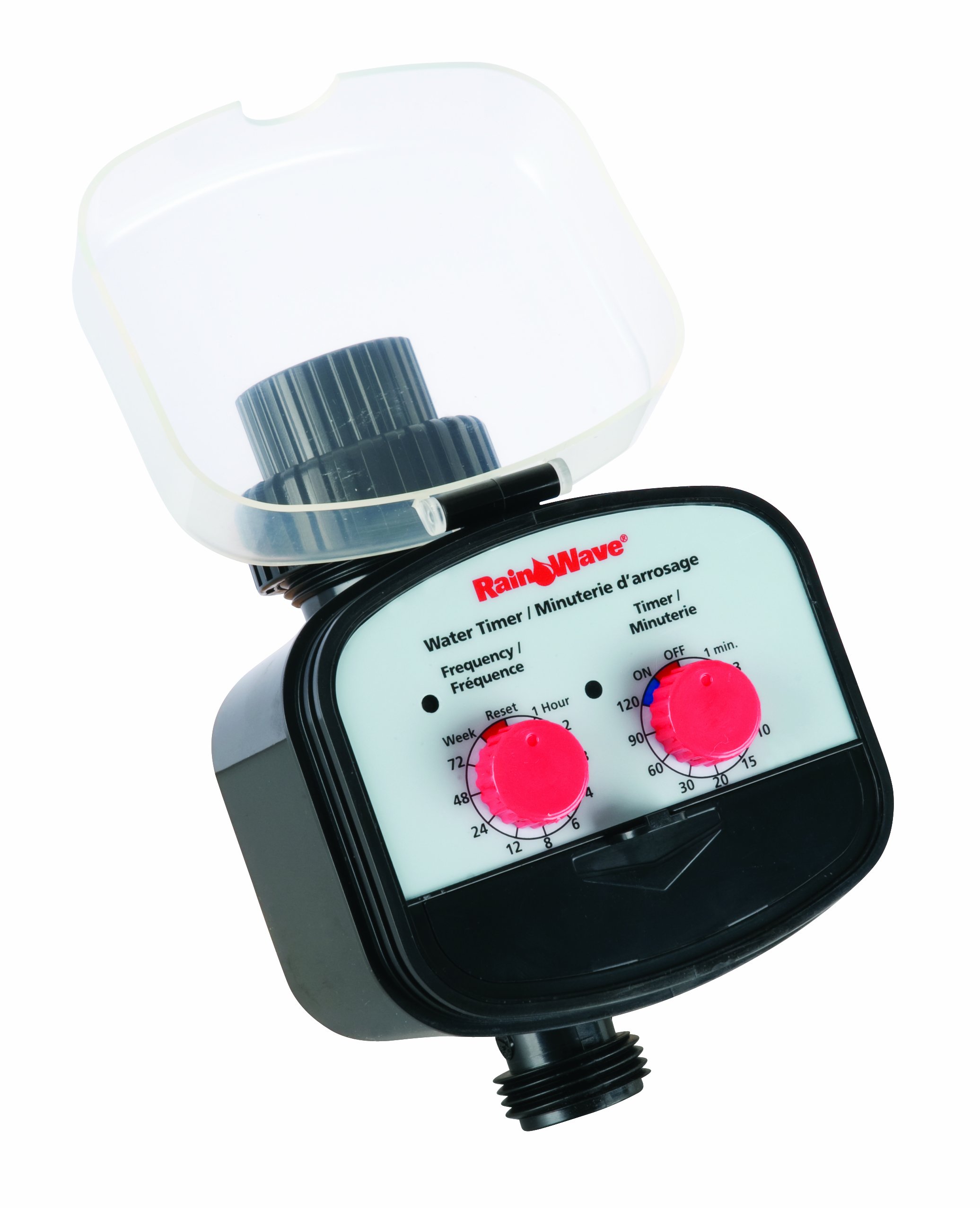 GARDENA RW-93101 Rainwave Easy Dial Water Timer - Automatic Irrigation System for Garden, Lawn & Plants | Adjustable Watering Schedule for Sprinklers & Drip Systems