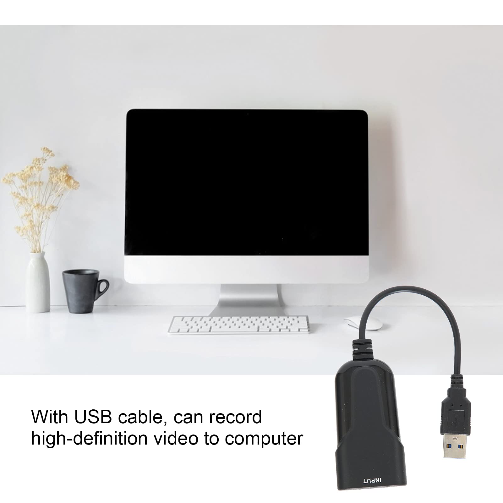 HD USB Video Capture Box for Windows & Mac OS X - Record, Stream & Convert Videos for Gaming, Live Streaming & Video Editing