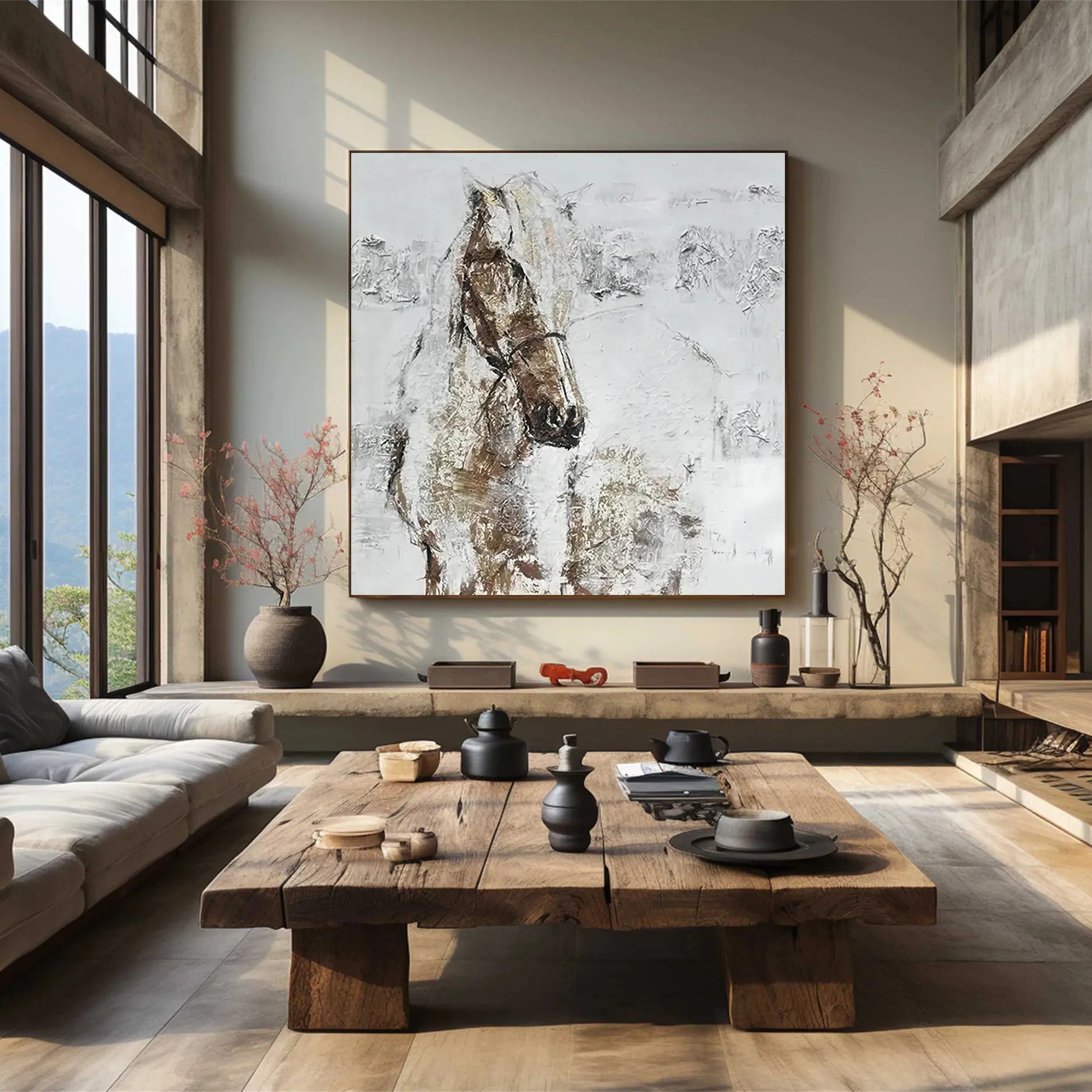 Animal Art Painting #AP049 - Handmade Canvas Wall Decor for Living Room, Bedroom & Office