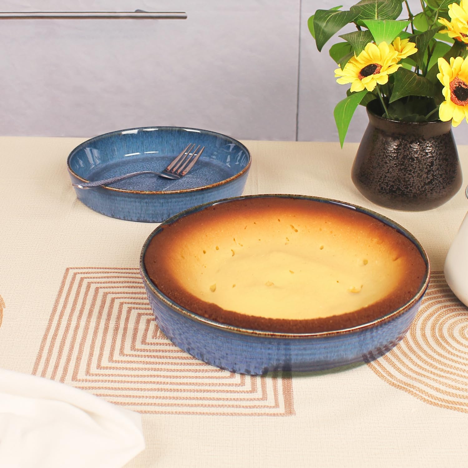 Porcelain Au Gratin Baking Dishes Set - 17 oz, 7.9 Inch Oven & Microwave Safe Casserole Dishes for Lasagna, Cobblers & More - Perfect for Family Dinners, Holiday Baking & Entertaining