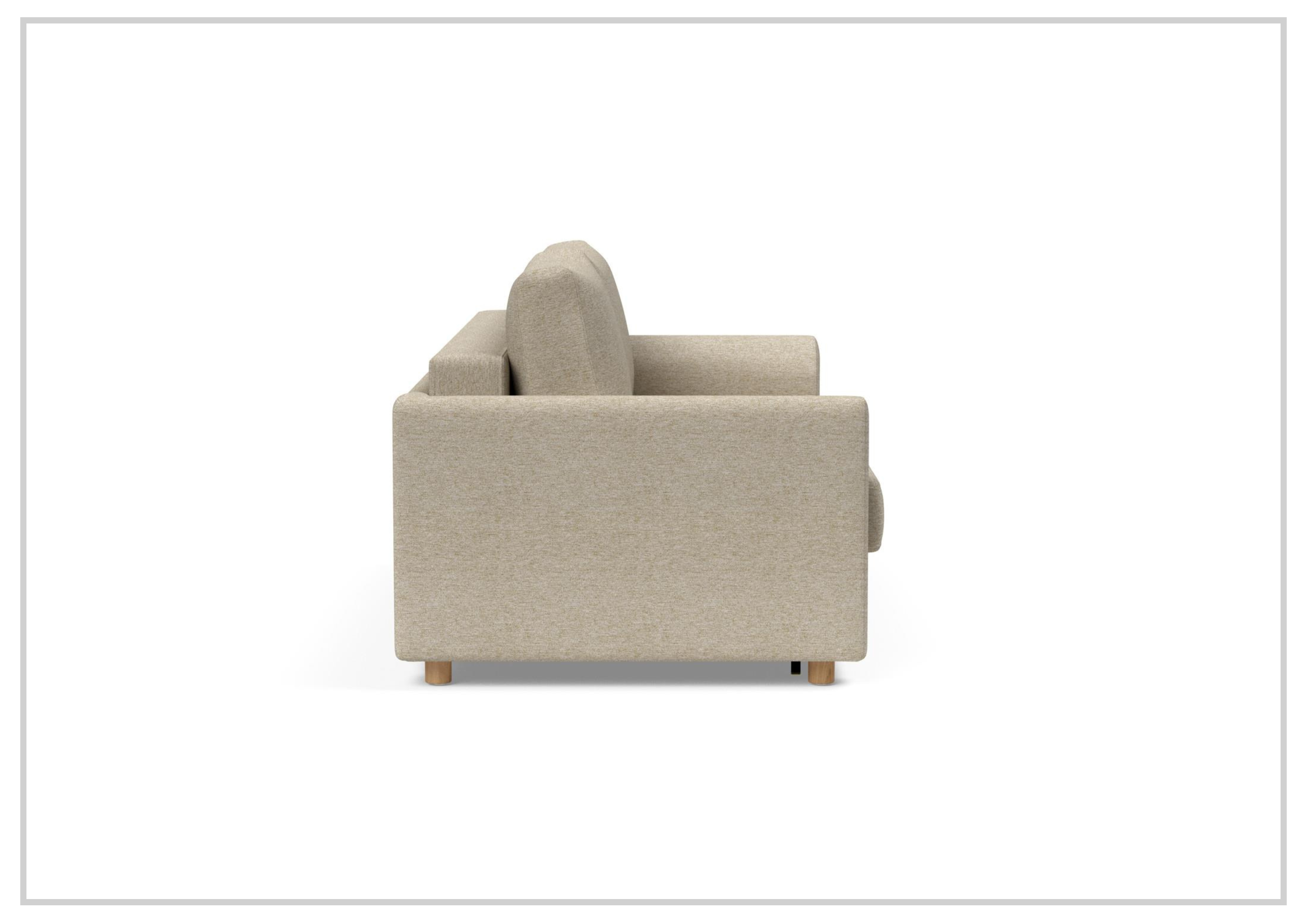 Innovation Living Neah Fabric 2-Seater King Size Sleeper Sofa Bed - Convertible Comfort for Small Spaces & Guest Rooms