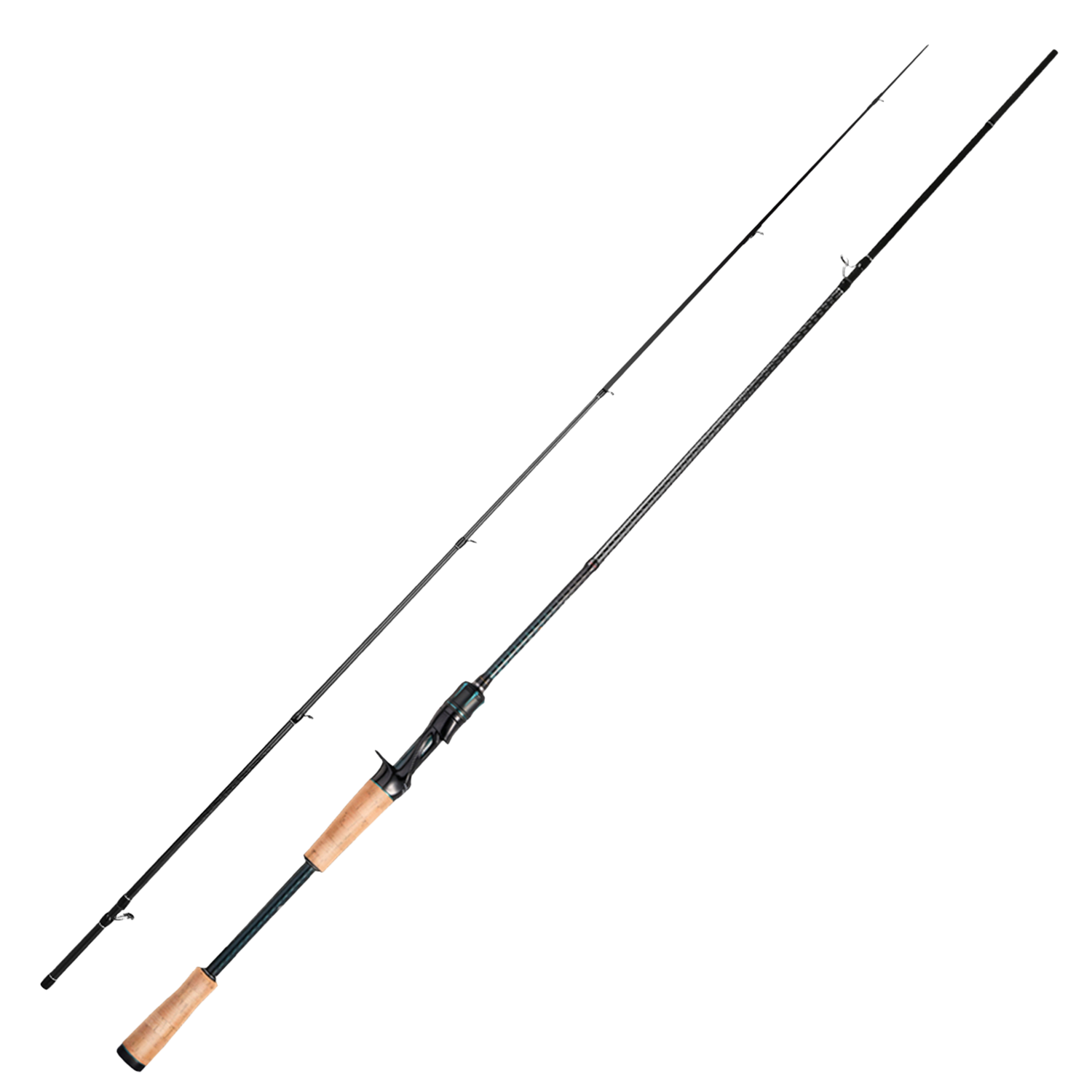 Premium HANDING Magic L Two-Piece Casting Rod - High Performance Fishing Rod for Freshwater & Saltwater Angling - Perfect for Bass, Trout, and Walleye Fishing