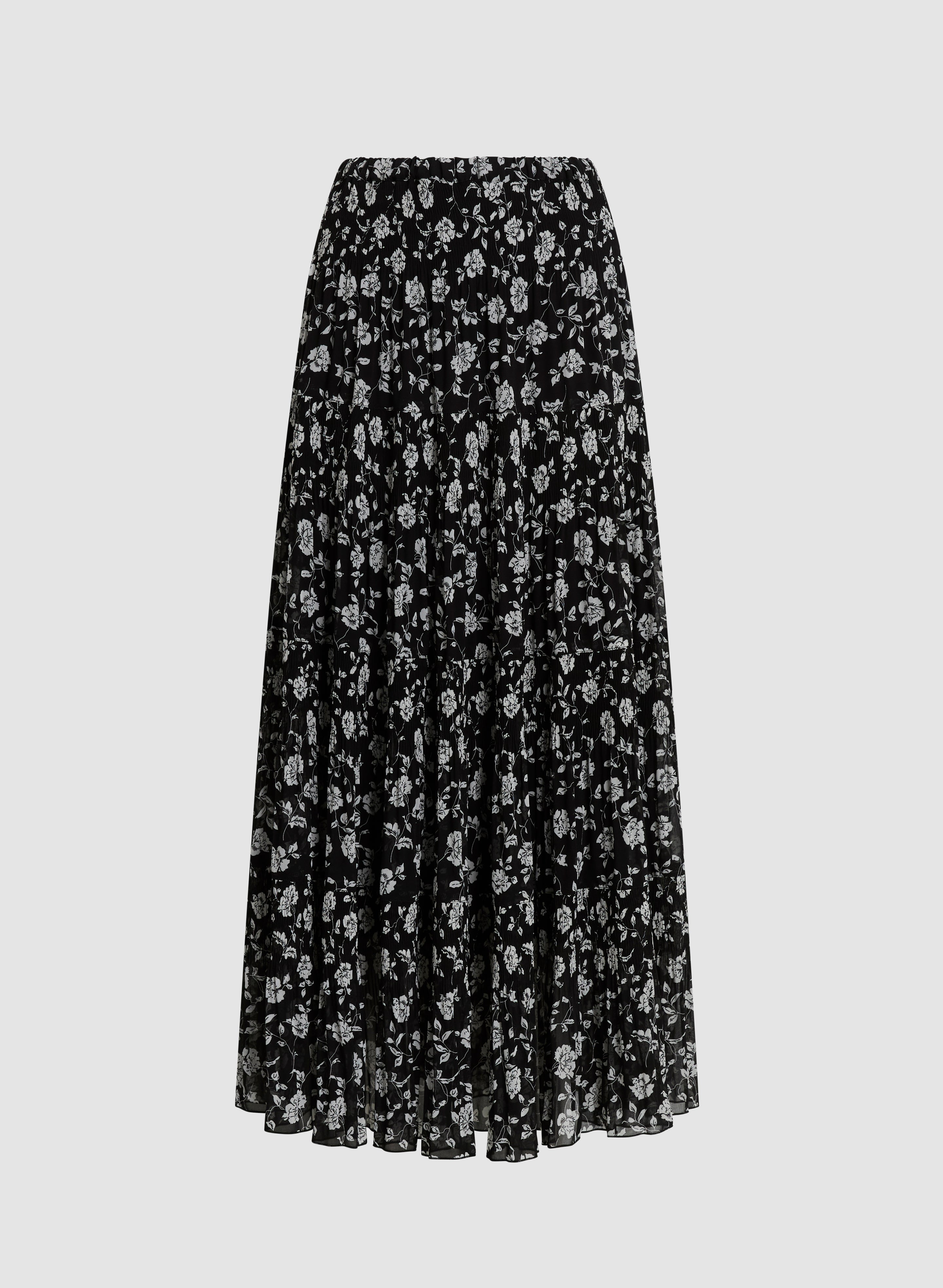 Floral Maxi Skirt for Women - Boho Summer Beach Dress with Pockets | Perfect for Vacations, Weddings & Outdoor Parties