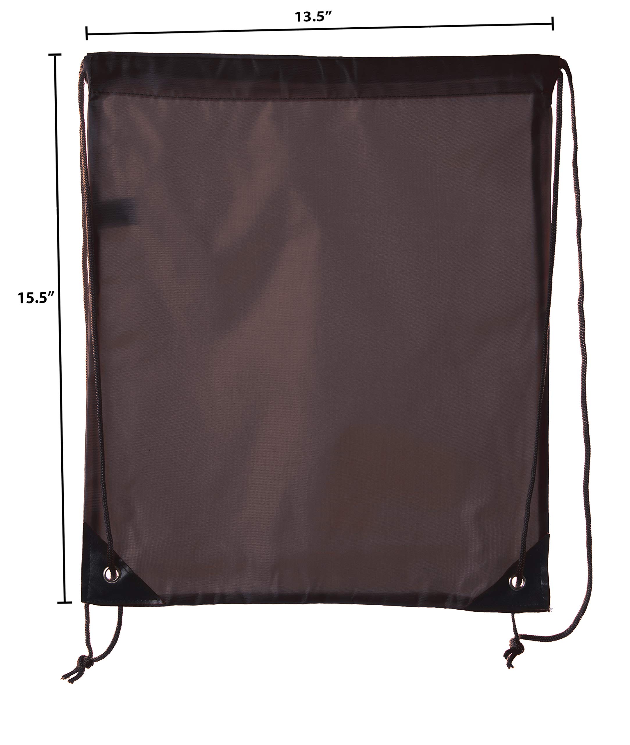 Mato & Hash Drawstring Bulk Bags - 15 Color Options (1PK to 100PK) | Durable Cinch Sack Backpacks for School, Gym & Travel | Convenient Pull String Storage Bags