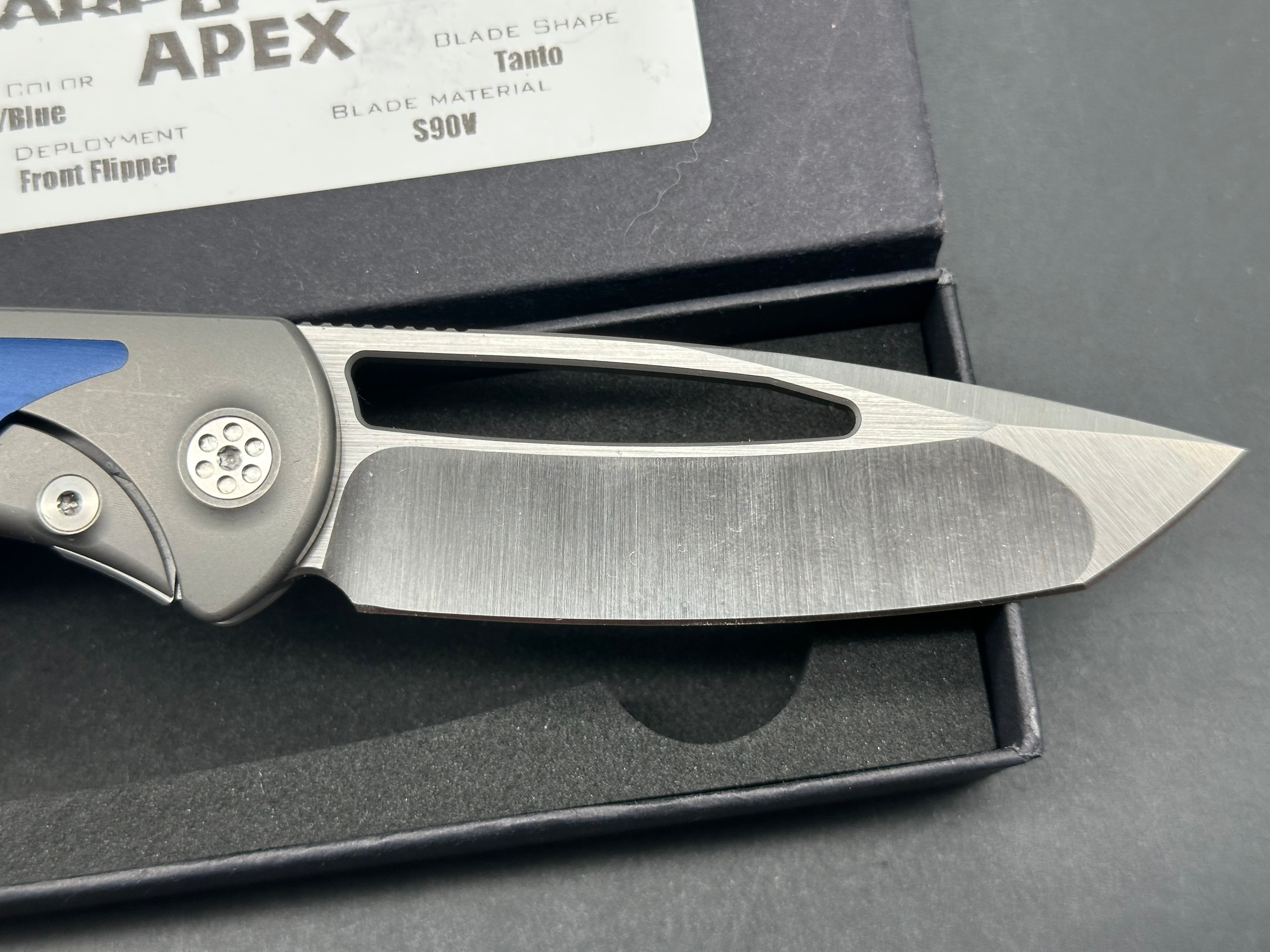 Sharp By Design Apex Folding Knife - Premium EDC Pocket Knife with Razor-Sharp Blade for Outdoor, Camping & Everyday Carry (EDC)