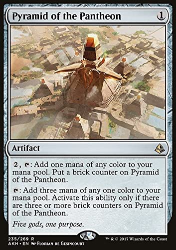 Magic: The Gathering - Pyramid of The Pantheon (235) Amonkhet AKH MTG Card | Collectible Trading Card Game for Deck Building & Strategy | Perfect for MTG Tournaments & Casual Play