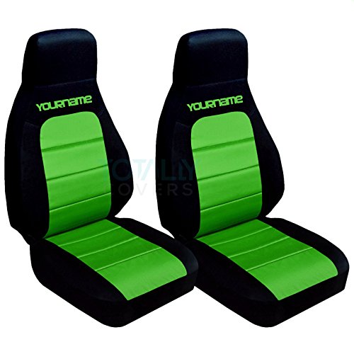 Black and Lime Green