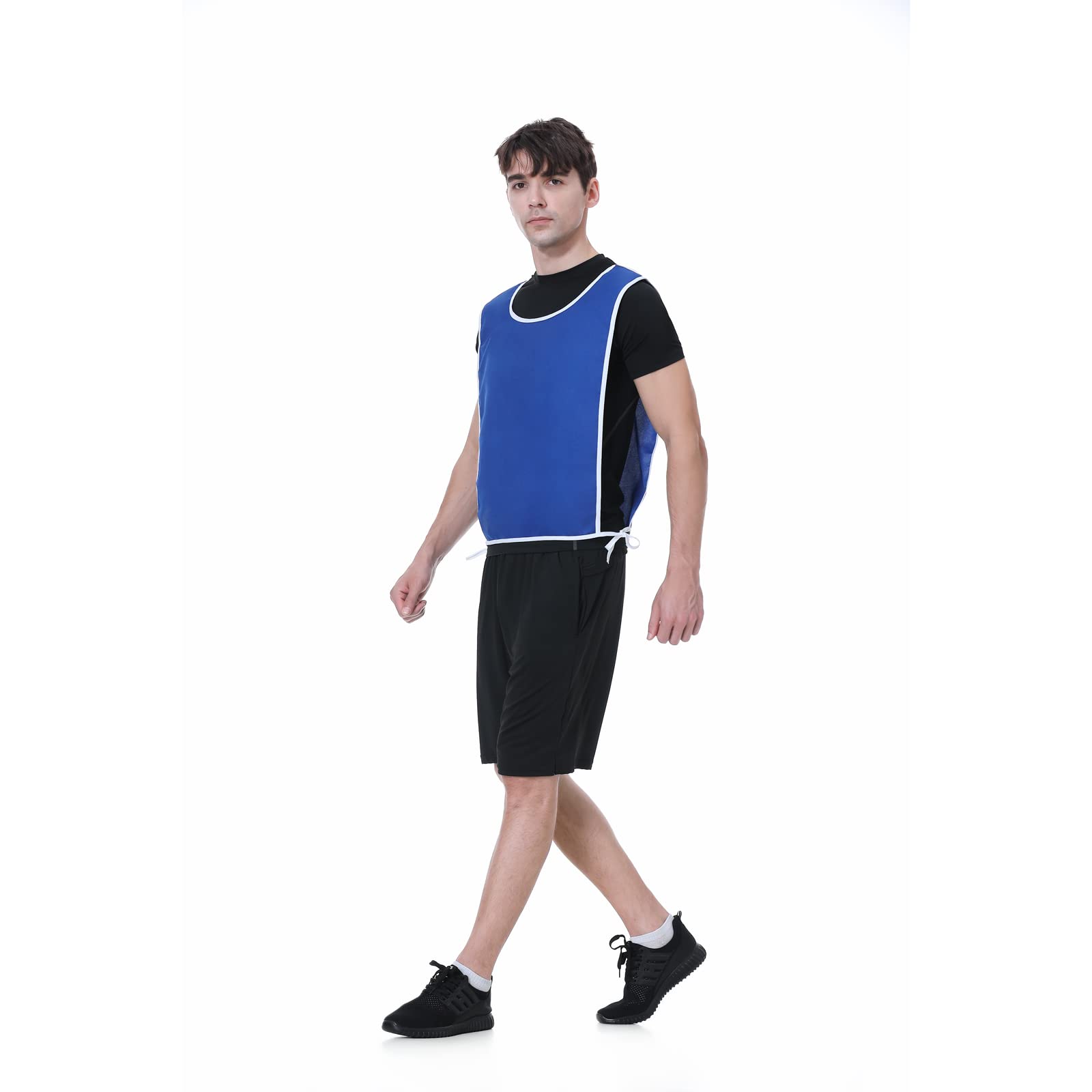 TopTie Adult Golf Training Bibs - Adjustable Polyester 2-Tone Sports Vest with Ties for Golf Tournaments & Team Events | Perfect for Coaches, Players & Spectators