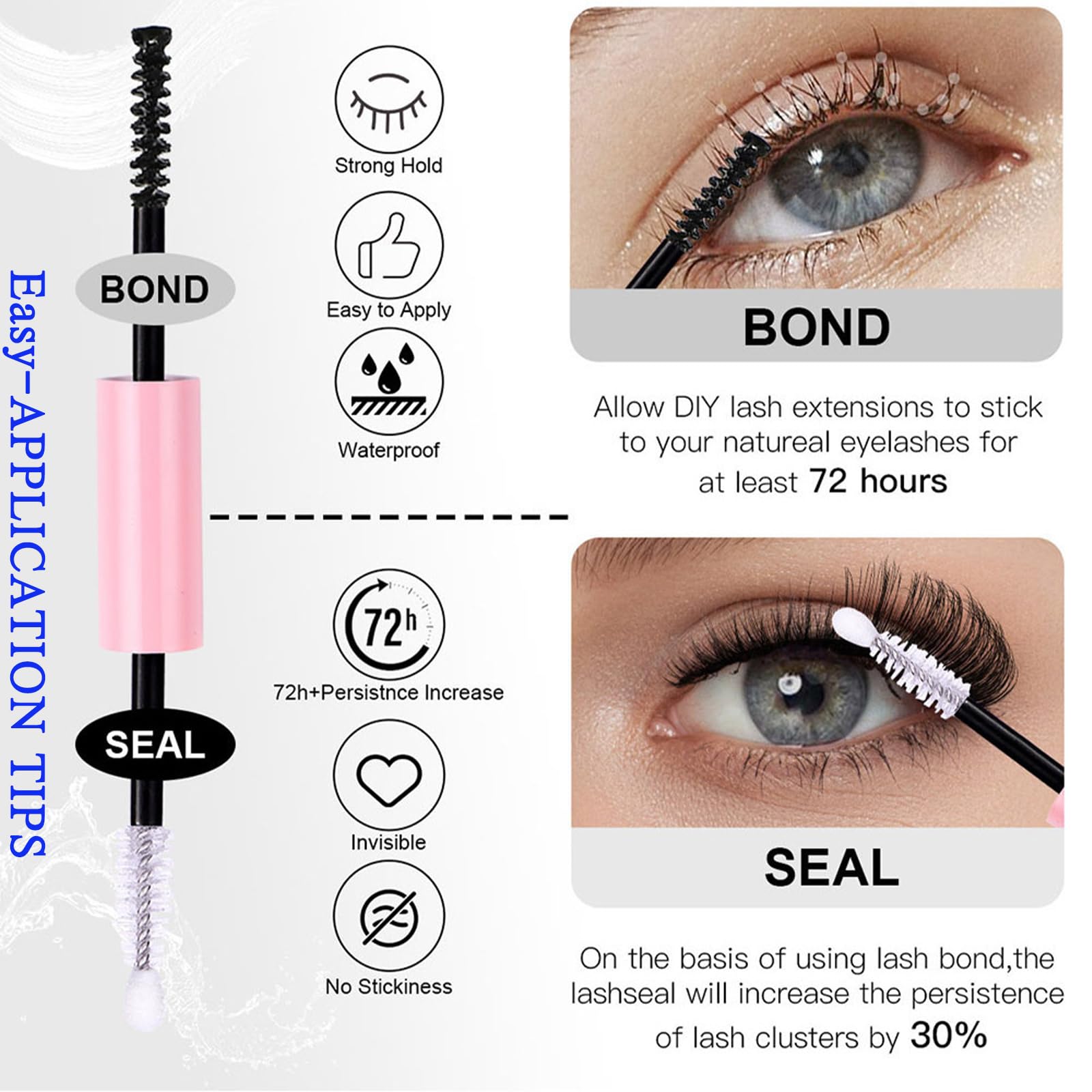 **DAODER 40D Short Eyelash Extension Kit – 200pcs D Curl Fluffy Wispy Lashes (9-13mm) for Natural Look | DIY Lash Clusters for Everyday Glam & Special Occasions**