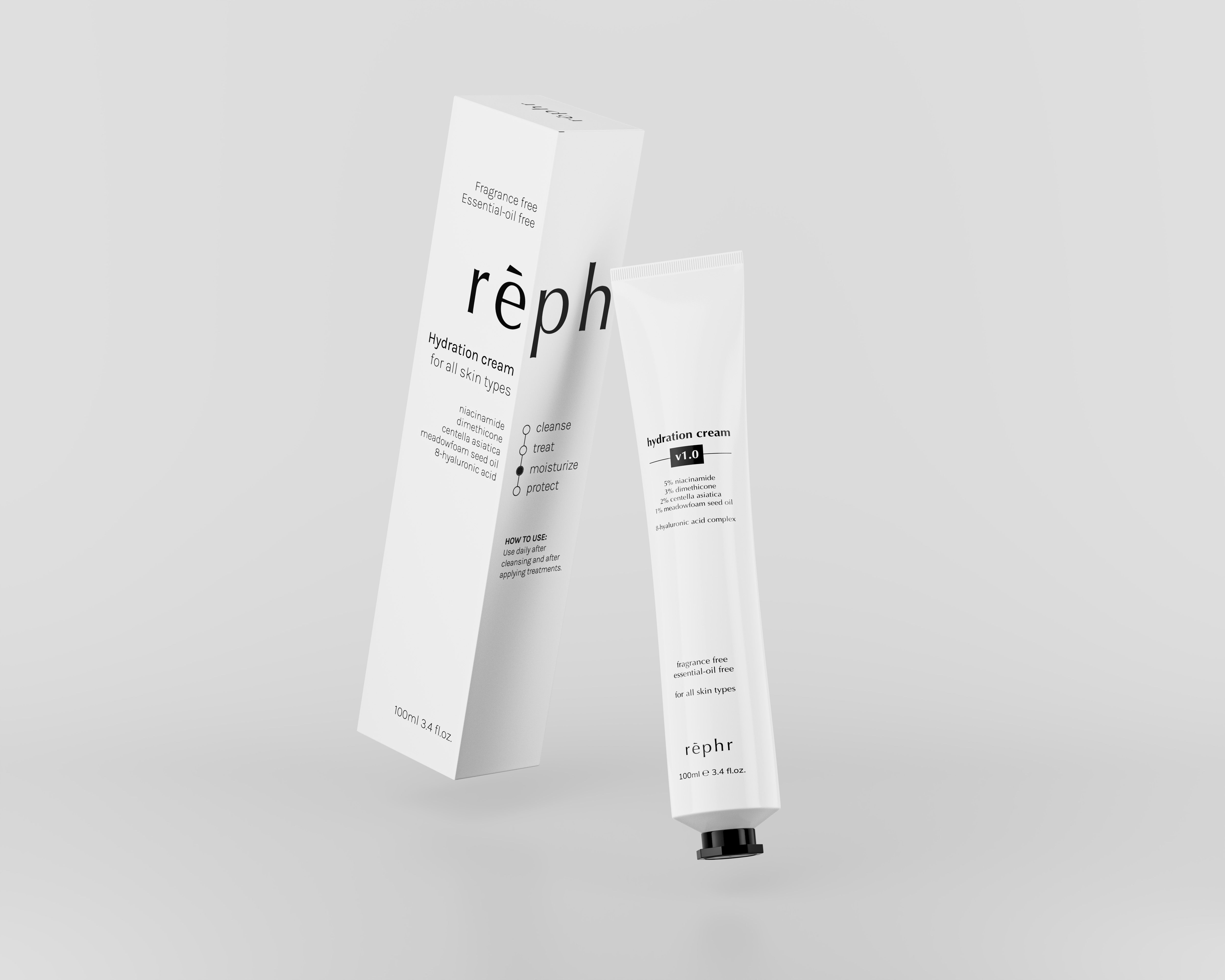 Hydration Cream 1.0 - Deep Moisturizing Face & Body Lotion for Dry Skin - Perfect for Daily Skincare Routine & Nighttime Hydration