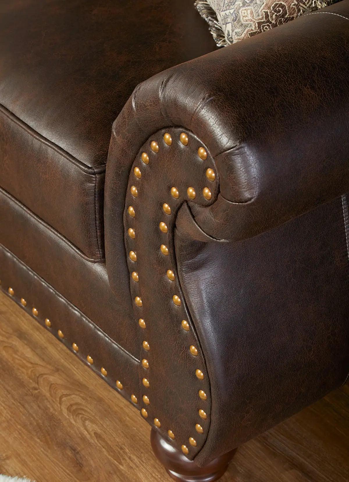 Ridgeline 17400S Brownie Sofa - Premium Comfort Living Room Couch for Home, Office, and Lounge Relaxation