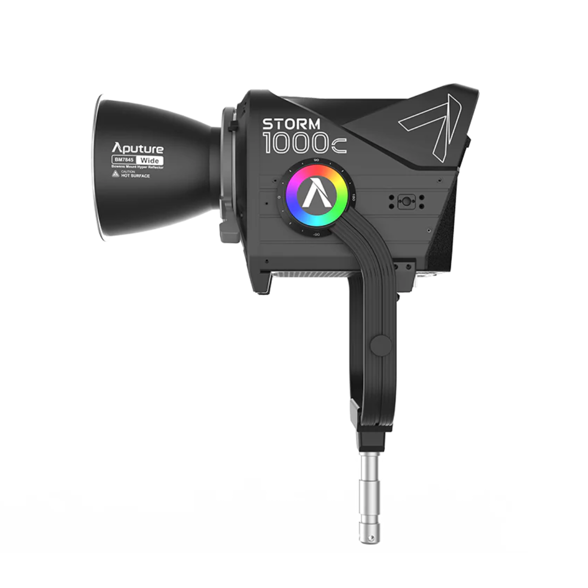 Aputure STORM 1000C Professional LED Light Kit with Wide Reflector - Perfect for Photography, Videography, and Studio Lighting