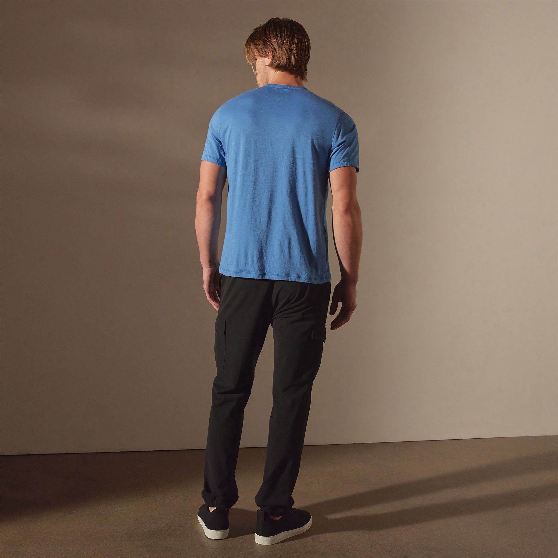 Luxe Lotus Jersey Tee - Soft Comfortable Women's T-Shirt in Spectrum Blue | Perfect for Casual Wear, Lounge & Everyday Outfits