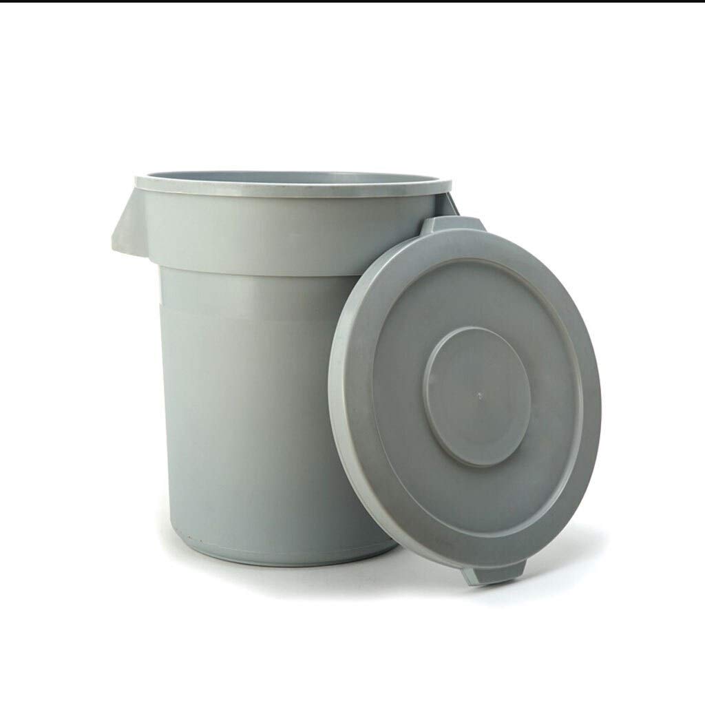 37L Large Capacity Trash Can with Lid - Heavy Duty Garbage Bin for Restaurant, Kitchen, Industrial Use & Aquatic Transport - Durable Indoor/Outdoor Waste Storage Container (Perfect for Commercial Kitchens, Warehouses & Marine Applications)