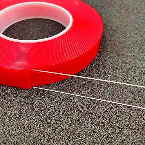 Nano Double Sided Tape - Ultra Strong Mounting Tape - Washable Invisible Adhesive Gel for Wall Hanging & Home Decor (1-9/16