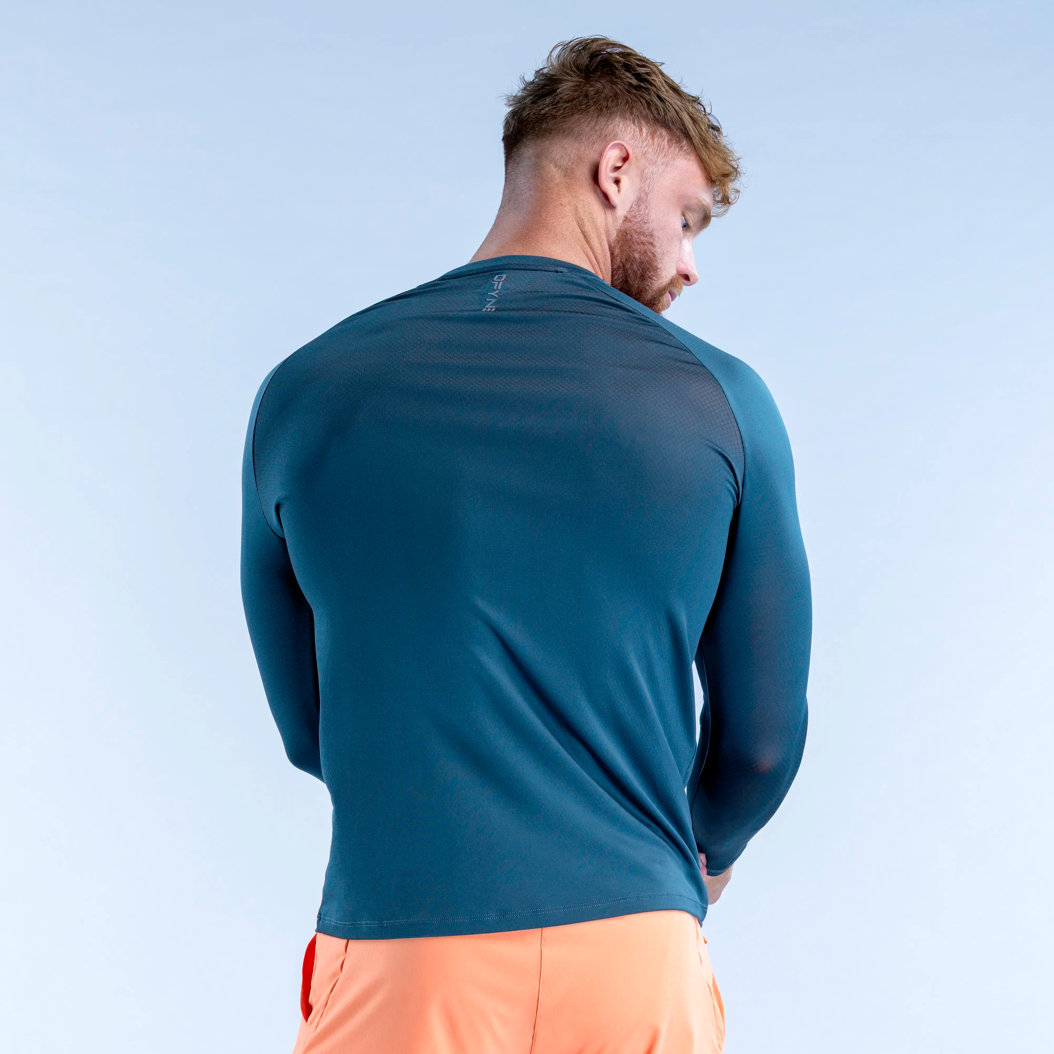 Unbound Long Sleeve Workout Shirt for Men & Women - Moisture Wicking Gym Tee for Running, Yoga & Fitness Training