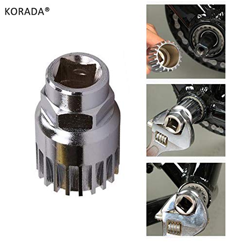 KORADA Professional Mountain Bike Repair Tool Kit - Chain Removal, Bracket Remover, Freewheel Remover & Crank Puller - Complete Bicycle Maintenance Set for Road & MTB Cycling - Perfect for Trail Repairs & Home Workshop Use