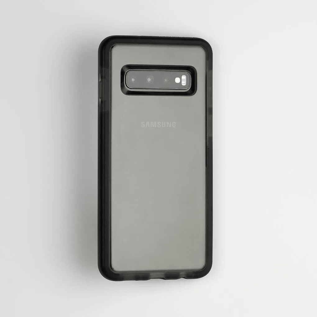 BodyGuardz AcePro Case for Samsung Galaxy S10 Plus - Smoke/Black | Slim Protective Cover with Military-Grade Drop Protection | Perfect for Work, Travel & Outdoor Activities