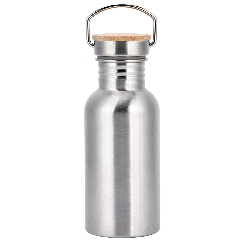 304 Stainless Steel Water Bottle - 500ml Eco-Friendly Reusable Sports Bottle for Travel, Camping, Hiking & Cycling | Leakproof & Durable for Outdoor Activities & Gym Workouts