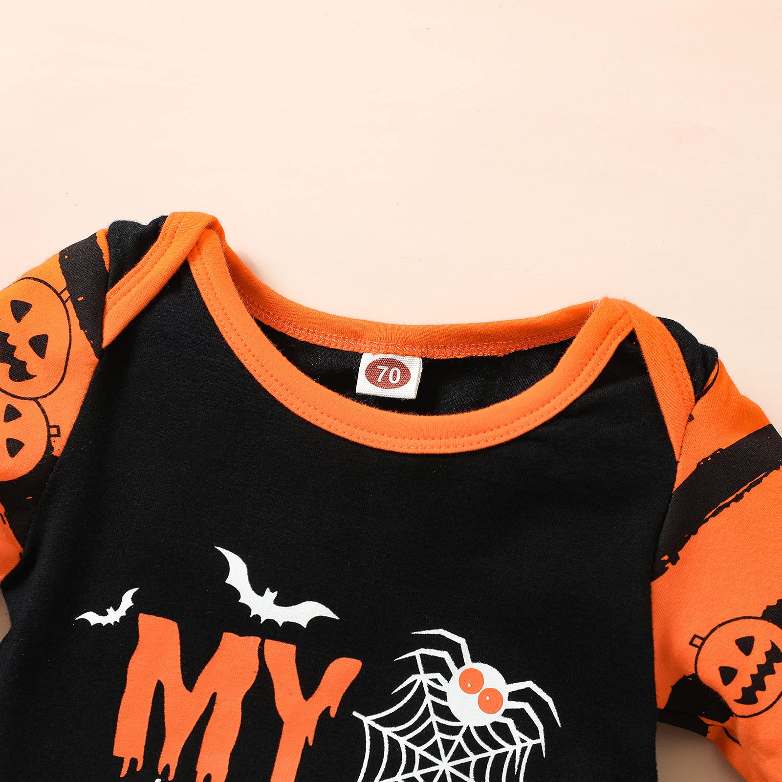 Thorn Tree Unisex Baby Romper Set - Long Sleeve Jumpsuit & Hat for Newborns (2Pcs) | Perfect for Halloween, Photoshoots & Special Occasions