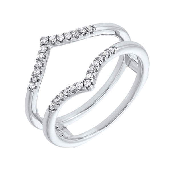 14K White Gold Diamond Ring (1/6 CTW) - Elegant Engagement, Wedding & Anniversary Jewelry Gift for Women