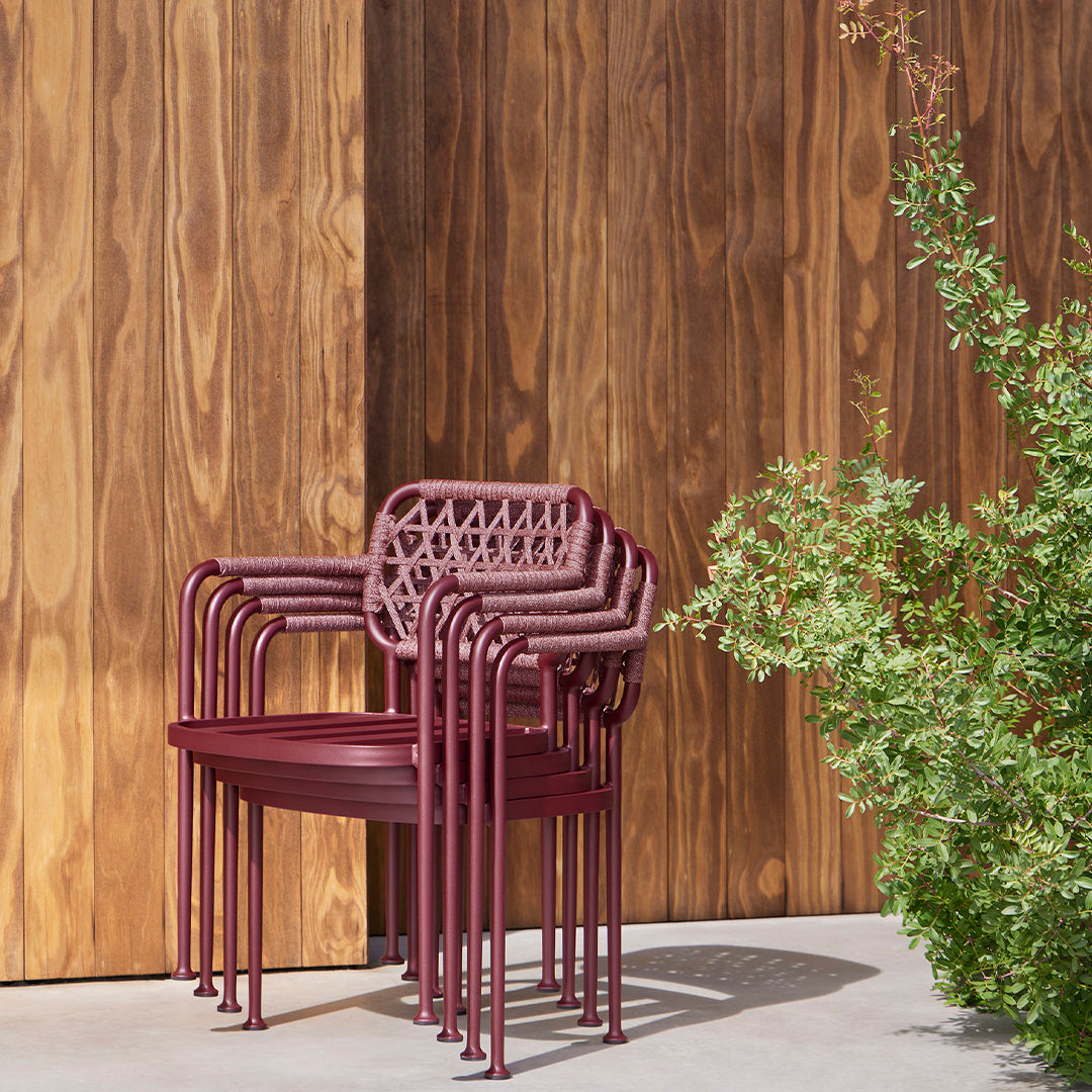 Curio Outdoor Dining Armchair - Weather-Resistant Patio Chair for Garden, Poolside & Restaurant Use