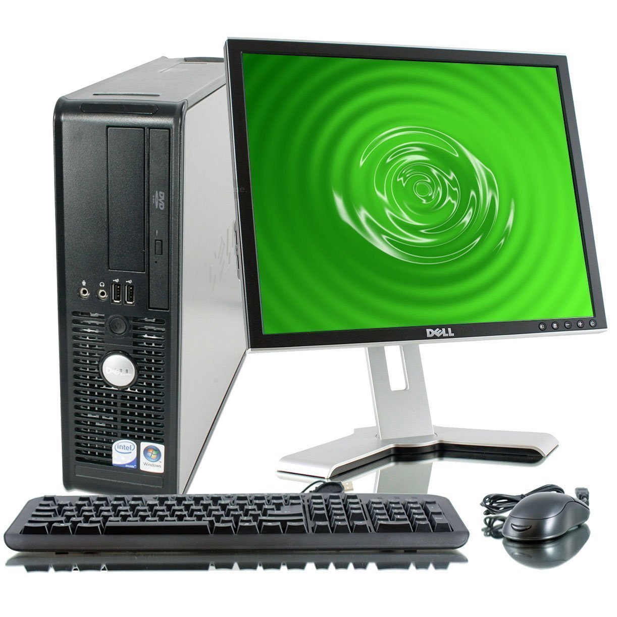 Dell OptiPlex 780 Desktop Computer with Windows 10 Pro, Keyboard, Mouse & LCD Monitor - WiFi Ready for Home Office & Business Use