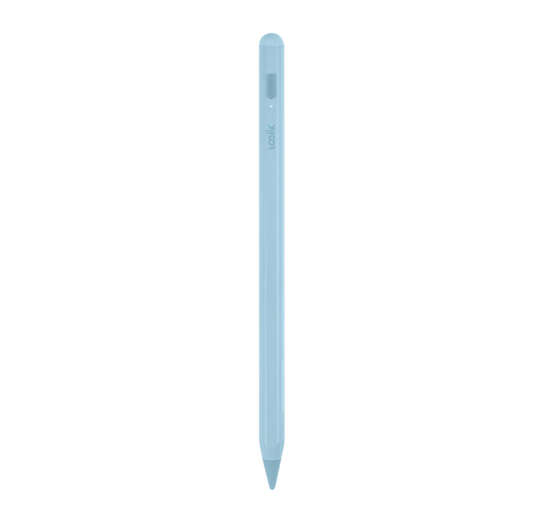LOGiiX Precision Pencil - Sky Blue Stylus for iPad, Drawing & Note Taking - Perfect for Artists, Students & Professionals