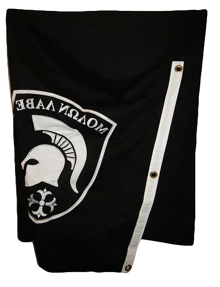 3x5 Embroidered Molon Labe Cotton Flag - Heavy Duty 3'x5' Thick Fabric for Outdoor & Indoor Use - Patriotic Decor, Backyard, Camping, Events (A-1-64)
