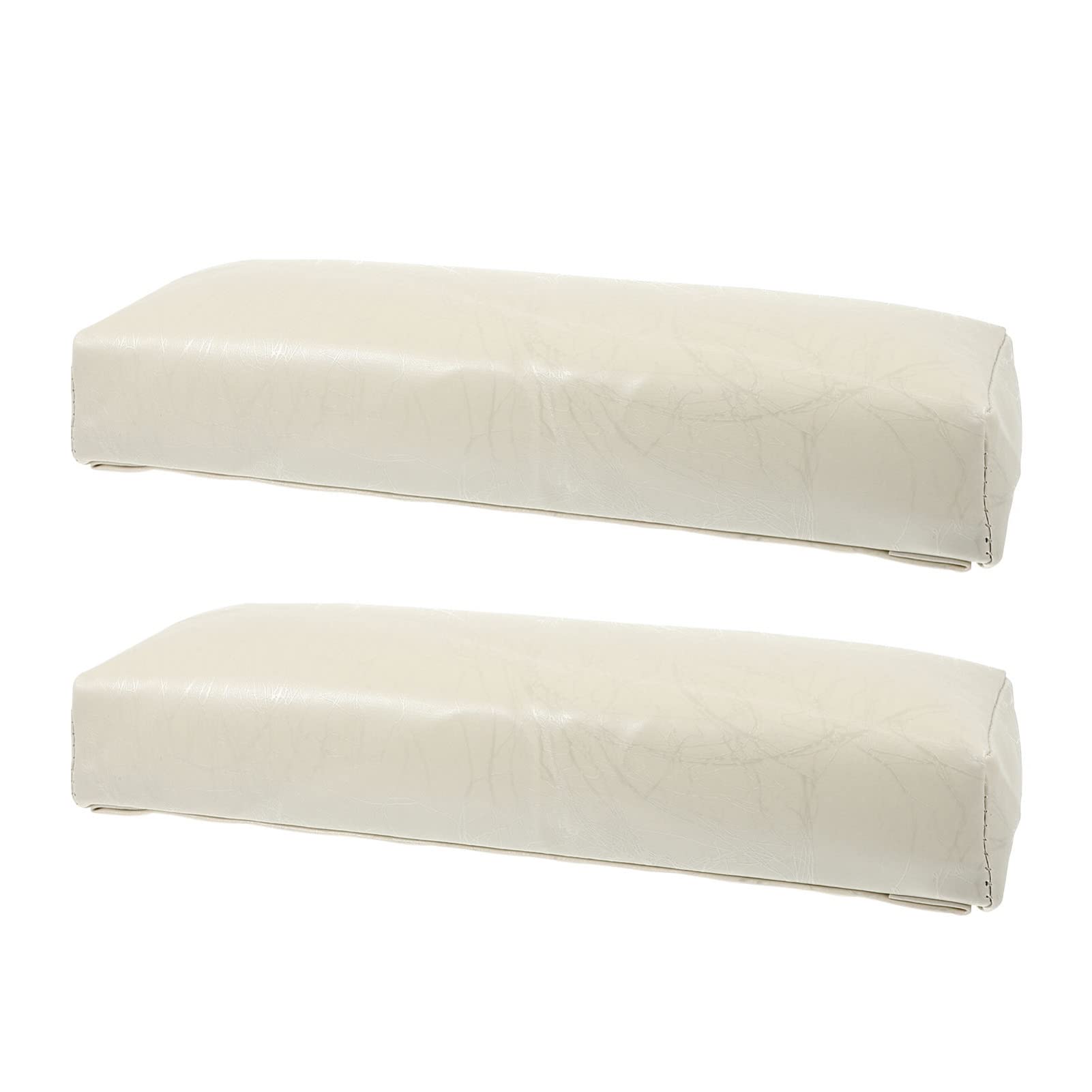 Lurrose PU Wrist Rest Cushion for Nail Art & Manicure - Ergonomic Hand Support Pillow for Nail Salon & Home Use - White Desk Accessory (1pc) | Perfect for Nail Technicians, Office Workers & DIY Enthusiasts