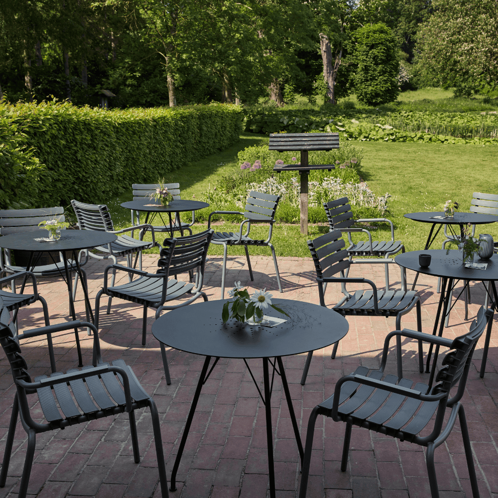 Outdoor Cafe Table - Weather-Resistant Patio Dining Set for Garden, Balcony & Backyard | Perfect for Coffee, Breakfast & Outdoor Entertaining