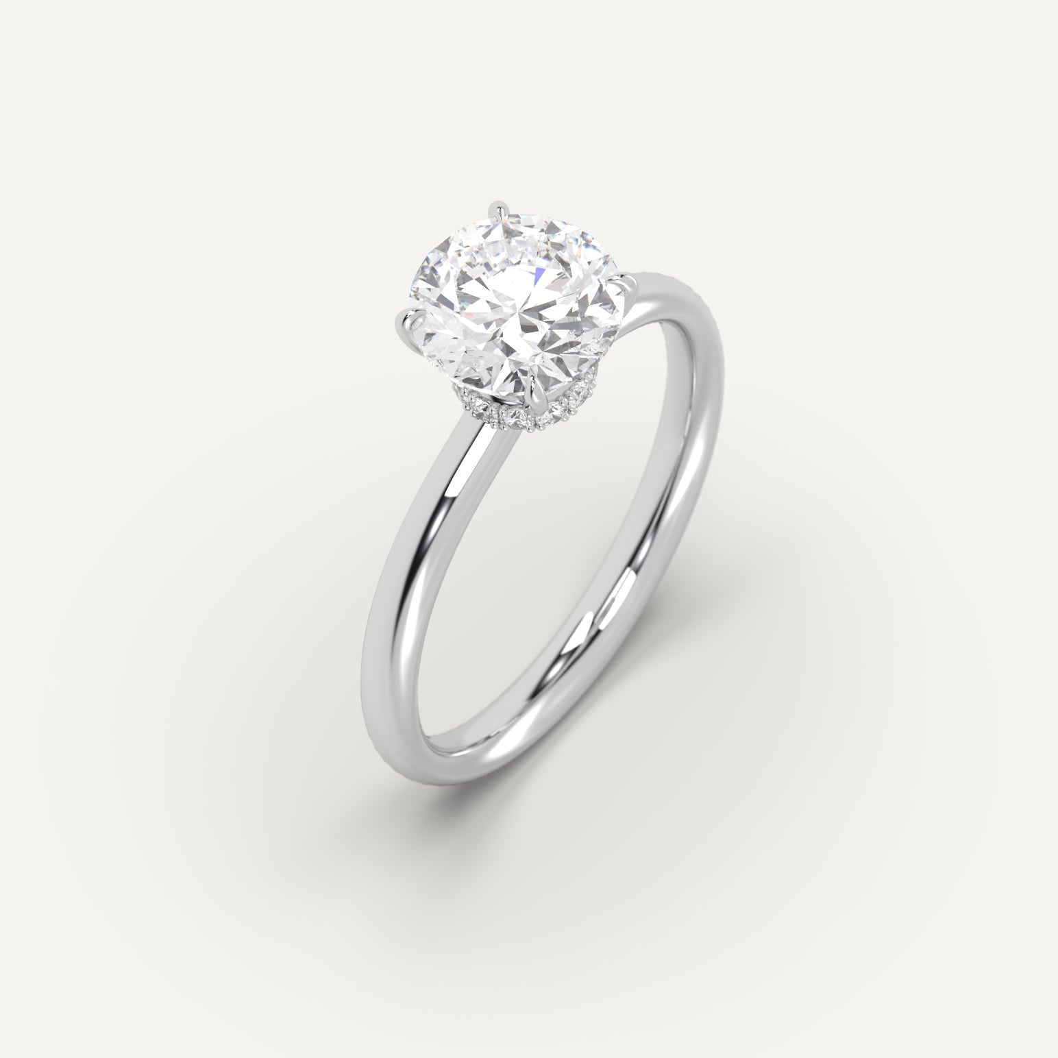 2 Carat Round Cut Diamond Engagement Ring - Solitaire Wedding Band for Women - Perfect for Proposals, Anniversaries & Special Occasions