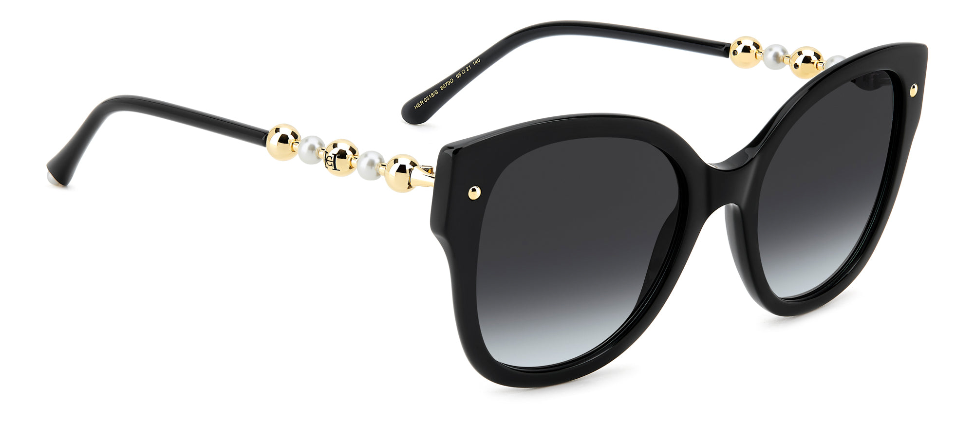 Carolina Herrera HER 0318/S Women's Luxury Sunglasses - UV Protection & Polarized Lenses for Driving, Beach & Outdoor Fashion