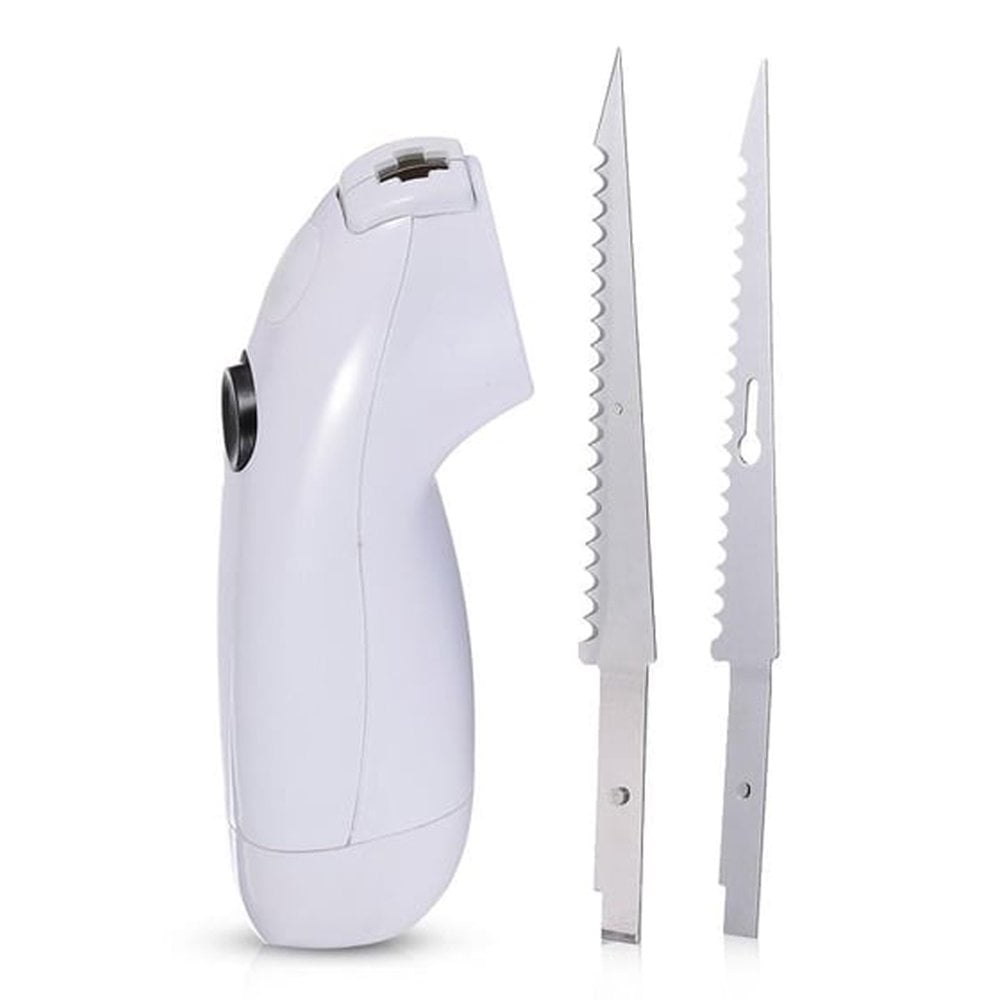 Milex 8V Lithium-Ion Cordless Electric Knife - Rechargeable Battery Powered Kitchen Knife for Slicing Meat, Bread & Vegetables | Perfect for BBQ, Camping & Home Cooking