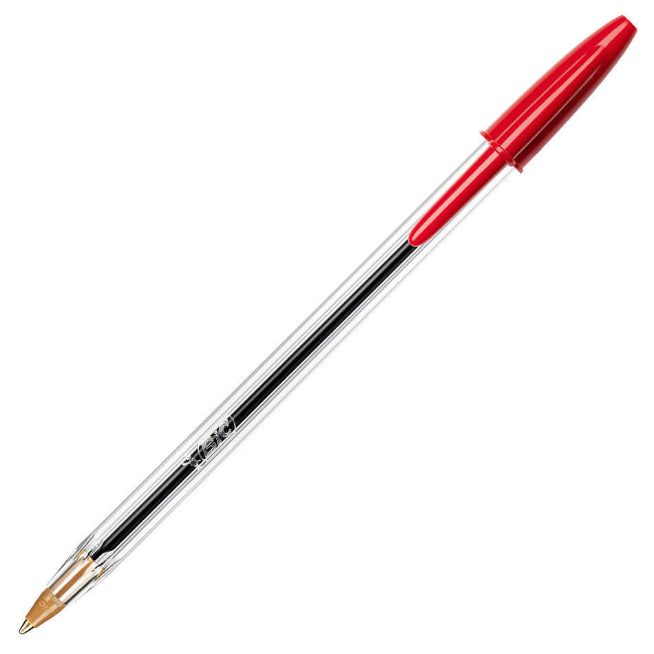BIC Cristal Original Ballpoint Pen - Smooth Writing, 1.0mm Medium Point, Black Ink (10-Pack) - Perfect for Office, School & Everyday Use