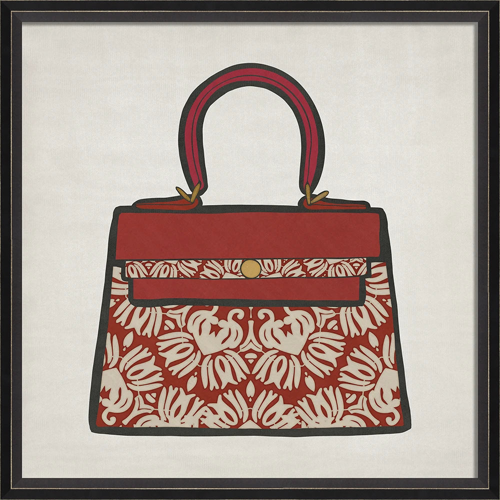Stylish Handbag Framed Art Print - Elegant Wall Decor for Living Room, Bedroom & Office - Perfect Gift for Fashion Lovers