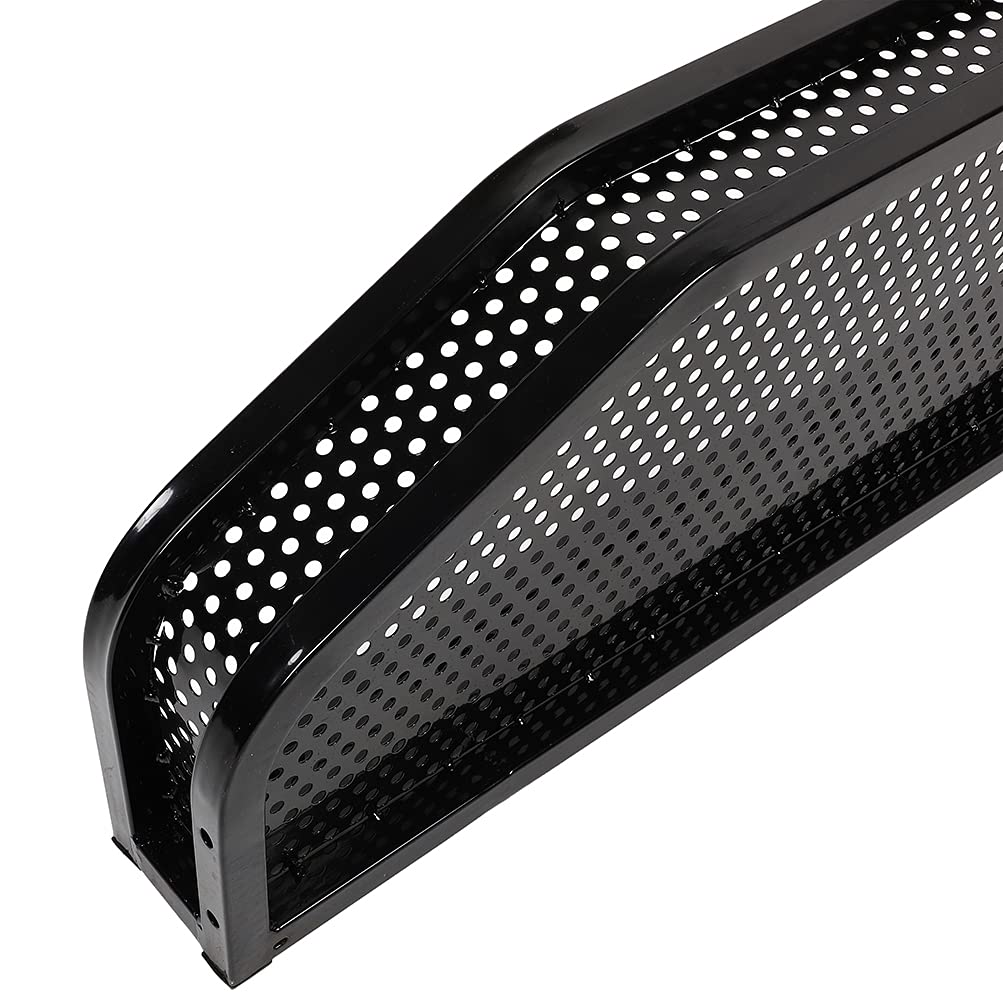 ROADFAR EZGO RXV Front Golf Cart Basket - Heavy Duty Steel Utility Storage Basket for Golf Carts - Extra Cargo Space - Black - Perfect for Golf Gear, Groceries & Outdoor Accessories