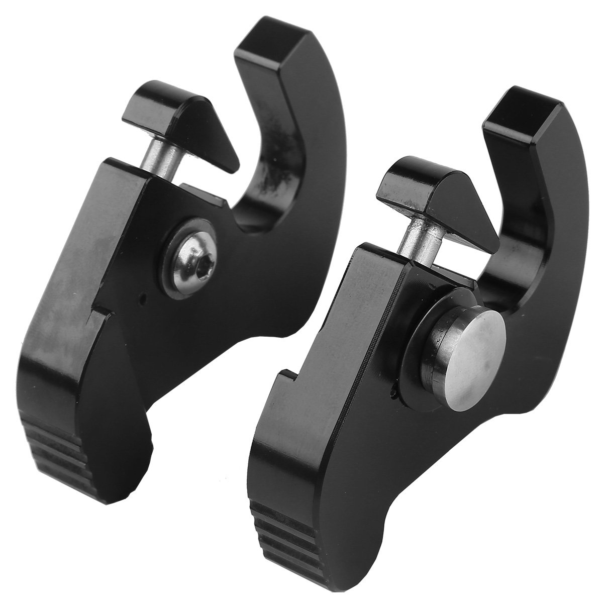 SLMOTO Sissy Bar Luggage Rack Docking Latch Clip Kit for Harley Davidson Detachable Rotary Parts - Motorcycle Touring Accessories for Road Trips & Storage Solutions