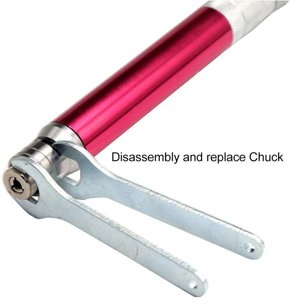 1/4 Inch Pencil Type Air-Powered Die Grinder - 65,000 RPM Compact Handheld Micro Grinder with Wrench for Metalworking, Wood Carving & DIY Projects