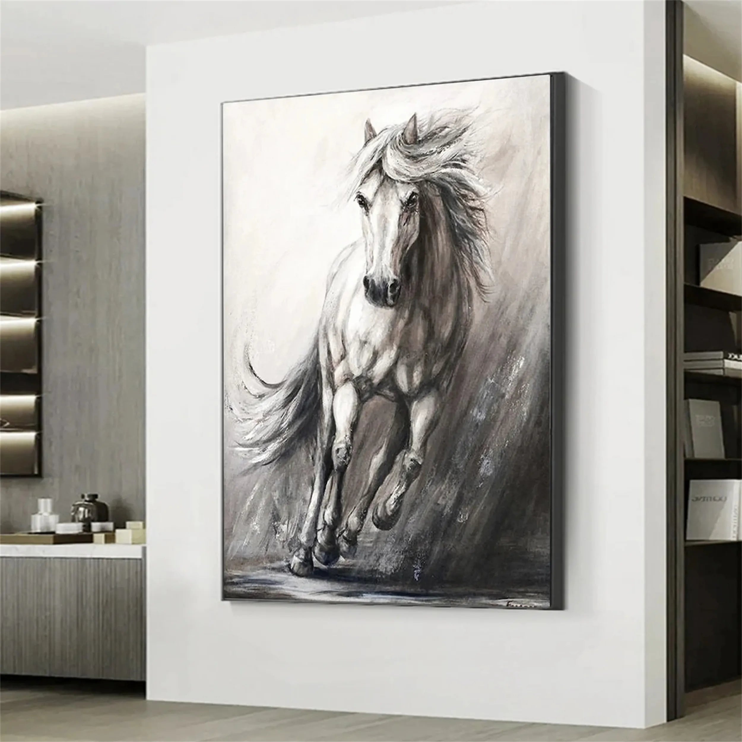 Animal Art Painting #AP048 - Handmade Canvas Wall Decor for Living Room, Bedroom & Office - Perfect Gift for Pet Lovers & Home Decor