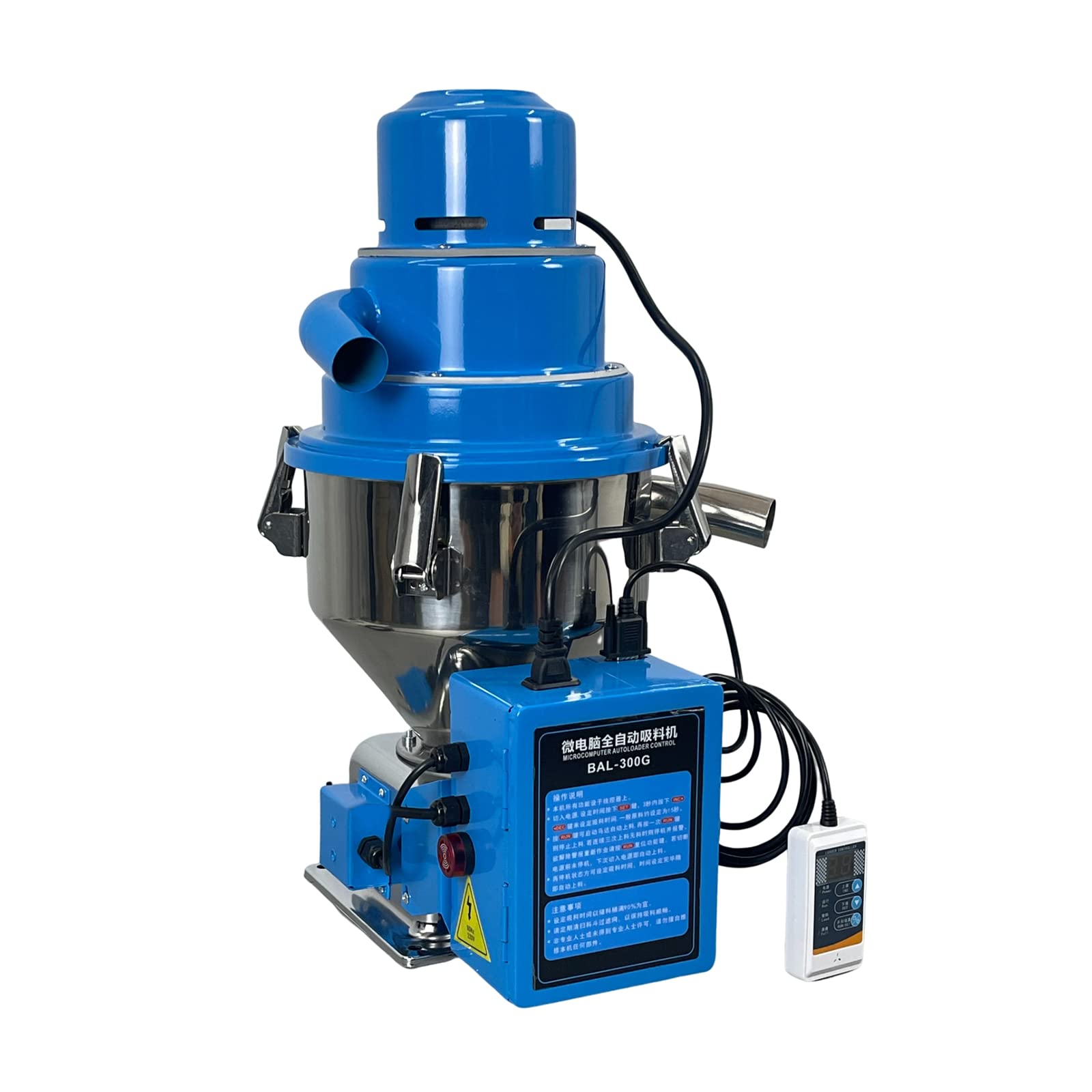 INTBUYING Auto Suction Vacuum Feeding Machine for Plastic Materials - 220V 1PH Automatic Vacuum Loader & Feeder Auxiliary Equipment | Ideal for Plastic Injection Molding & Manufacturing