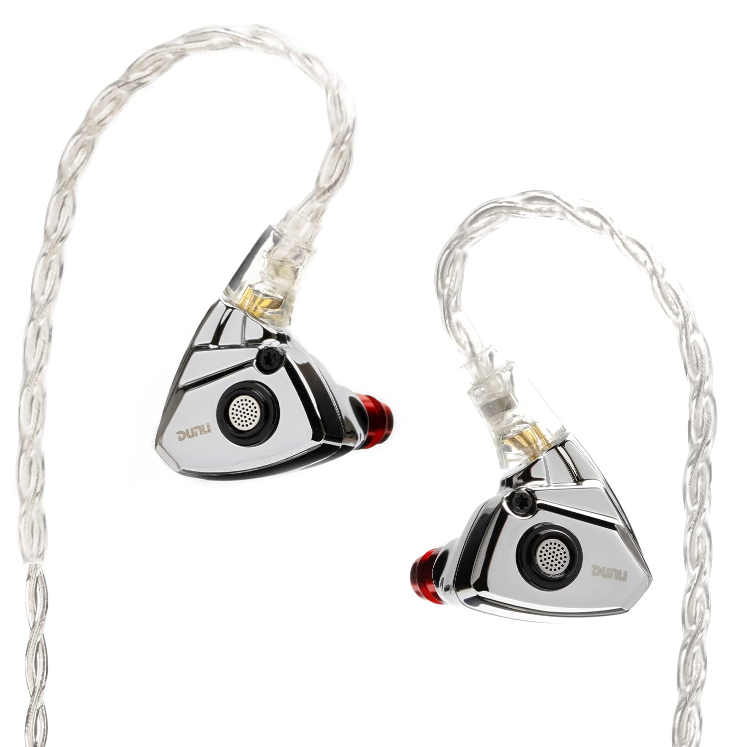 DUNU Titan S HiFi In-Ear Monitors with 11mm Dynamic Driver - Premium Sound Quality IEM Earphones (Silver) for Audiophiles, Music Lovers & Studio Monitoring