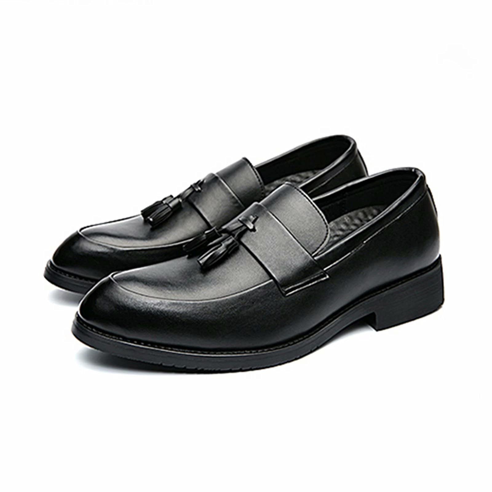 Premium Men's Oxford Leather Shoes for Business & Casual Wear - Comfortable & Stylish Dress Shoes for Office, Wedding & Formal Events